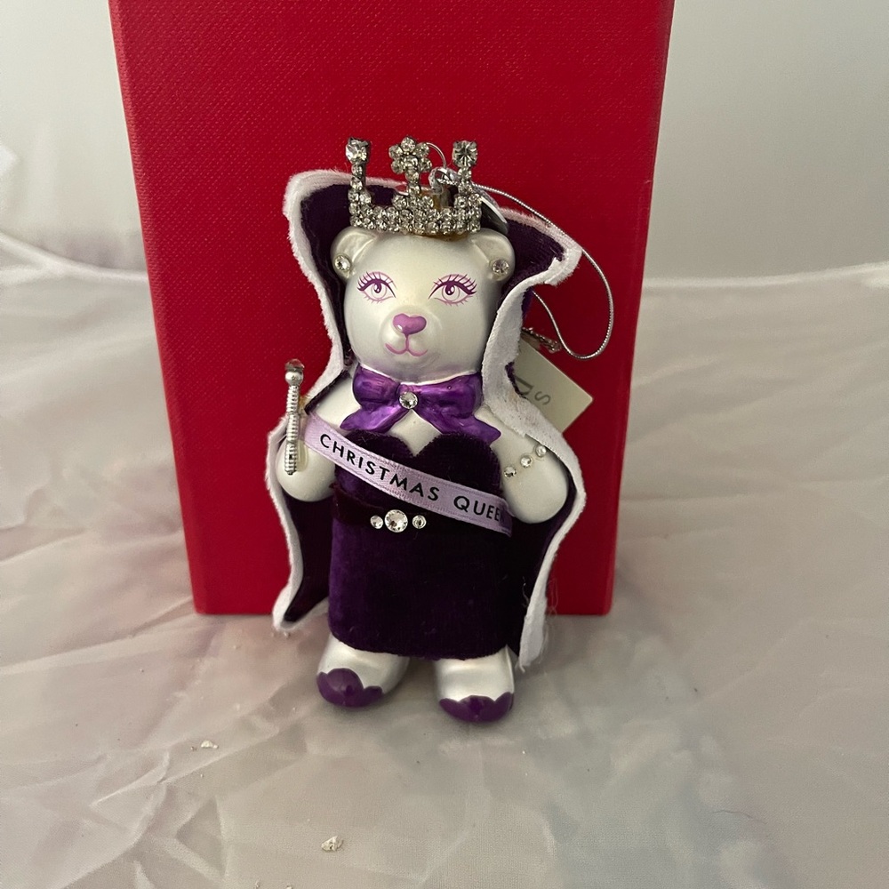 Christmas Queen Bear Ornament